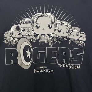 Funko Pop Tee Rogers The Musical Black Marvel Collector Hawkeye Captain America